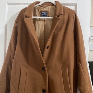 Abercrombie & Fitch Camel Dad coat